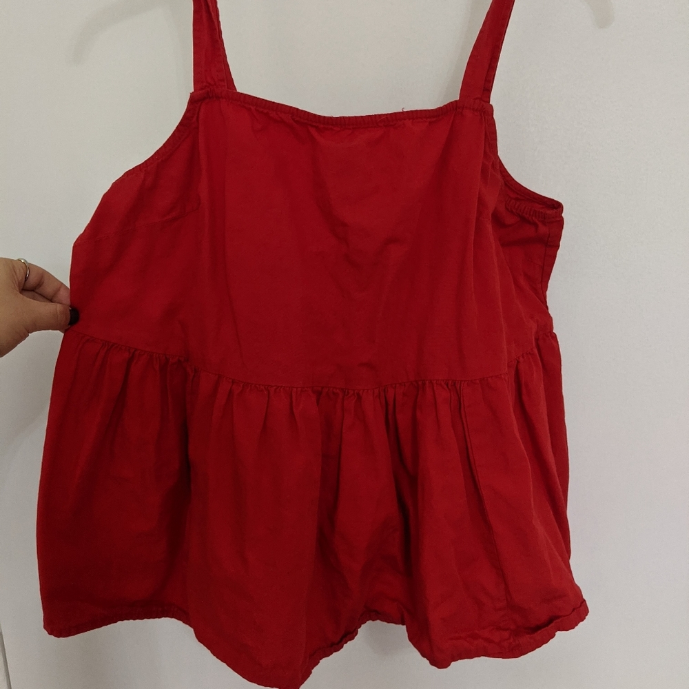 👜3 for $25👜Asos Red Peplum Top.